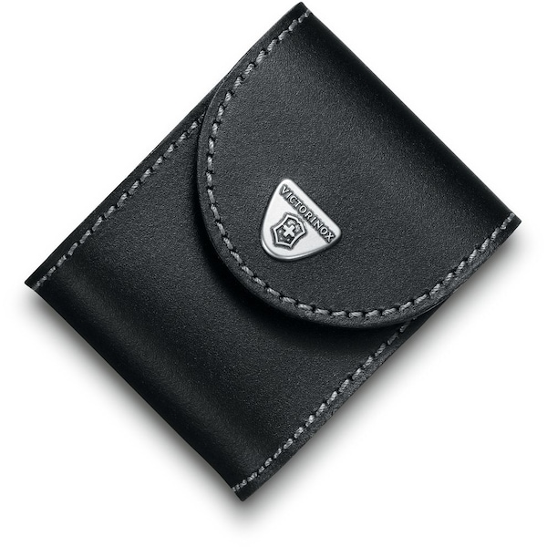 Swiss Army Brands 2024 Victorinox 33269 Swisschamp Xavt Pouch Black Leather VIC-4.0521.XAVT-X1 - main